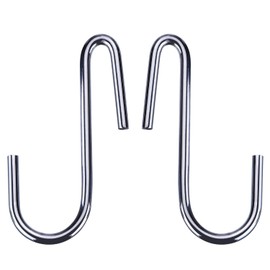 skycabin 10PCS S Hooks S Shaped Hook Heavy Duty Stainless Steel Hanger Hooks for Kitchen Office Garden Home Coats Hats Keys Bags Spoon Pan Pot Bathroom Bedroom and Office