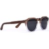 Proudly Canadian: Round Panto Sunglasses Mens & Women | Walnut-Maple-Walnut