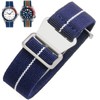 Nizonlaie Elastic Nylon Watch Band French Troops Paratrooper Military Parachute