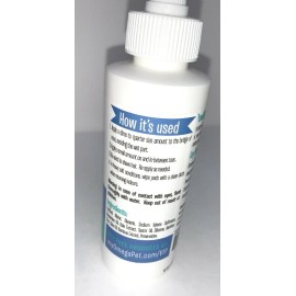 Unbranded Paw Shield Pet Wound Cracked Paws Prevention + Treatment Liquid 4 oz Bamboo Kale