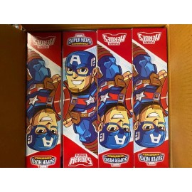 Playskool (4 Pack) Captain America Super Hero Adventures Mega Mighties, 10 inch, Ages 3+