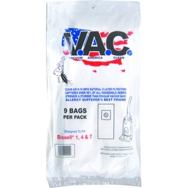 VACUUM AMERICA CLEAN VAC 16 Bissell 1 Thru 7 H-10 Hepa Filtration (Pack of 9)