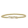 Anela 14KT Gold Filled Beaded Bracelet with Mama Pendant -