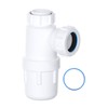 Universal Bottle Trap 32mm 1-1/4" with Anti-Slip Ring, Kitchen Sink