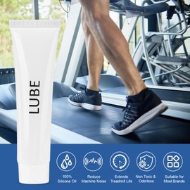GGTE Fitness Treadmill Tube of Tread Belt Deck Lube for Spirit Sole Fitness Treadmill, Silicone Lubricant Oil Maintenance Lubricant p/n N020001, with Cleaning Cloth and Brush (2 Pack)