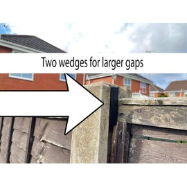 Fence Panel Wedges Grips Stops Banging Rattling Noise Stoppers Pack of 20
