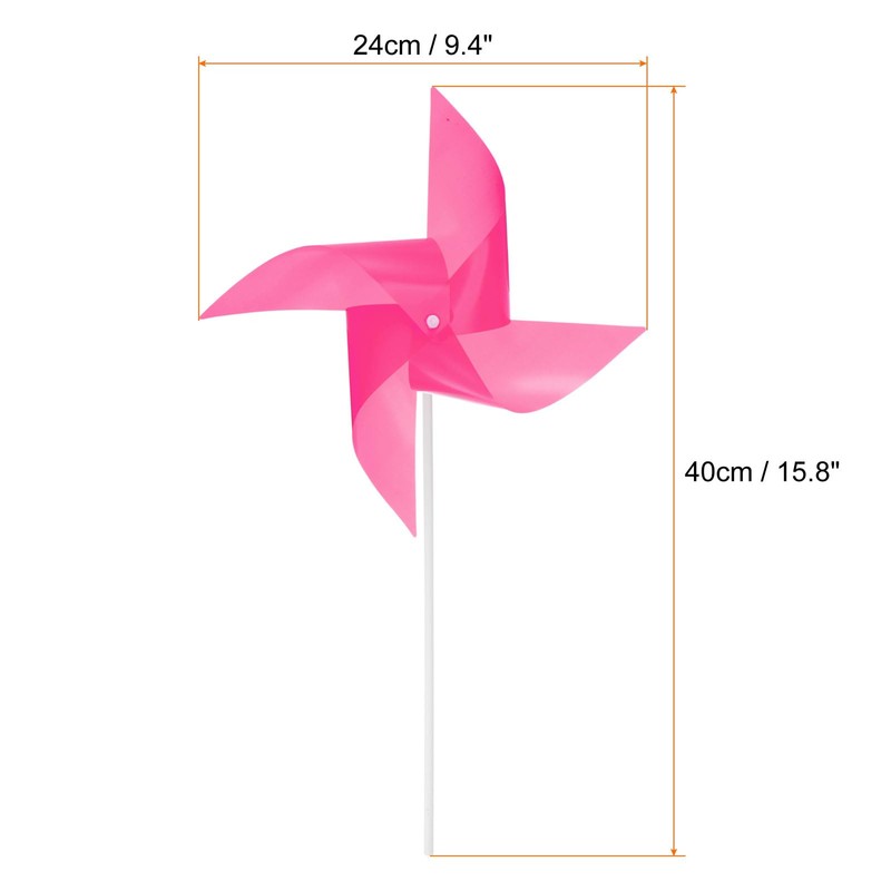 sourcing map 25pcs Windmills for the Yard Garden 15.7" x