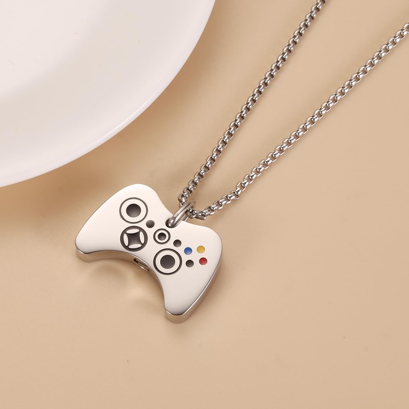Video Game Controller Cremation Jewelry For Ashes Stainless Steel Urn