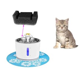 ATITOWEL 4 Pack Pre Filter Sponges for Cat Water Fountain Replacement, Cat Fountain Sponge Foam Filter for Cat Water Fountain Automatic Drinking Water Dispenser