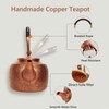 Kkekos Handmade Copper Kettle Copper Teapot for Stovetop 2000ml (Type1)