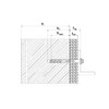 NAJDER Expansion Anchor with Hexagonal Screw SW13/T40, Wall Anchor, Galvanised