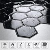 Black Hexagon Peel and Stick Backsplash,12" x 12" Self Adhesive