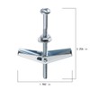 Wensilon (30 pcs) 1/4" Heavy Duty Drywall Anchors and Screws,Toggle