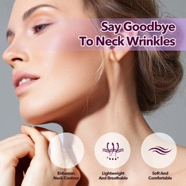 Bocello Neck Tape Lifting Invisible, 20PCS Neck Wrinkle Patches, Reusable Face Lifting Tape Invisible