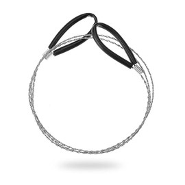 GZGXKJ Pocket Chainsaw Mini Stainless Steel Wire Saw Cable Gear Pole Saw Chainsaw Outdoor Tools for Camping Hiking Hunting(75 CM/2.95 Inch)