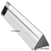 Amlong Crystal Optical Glass Triangular Prism for Teaching Light Spectrum
