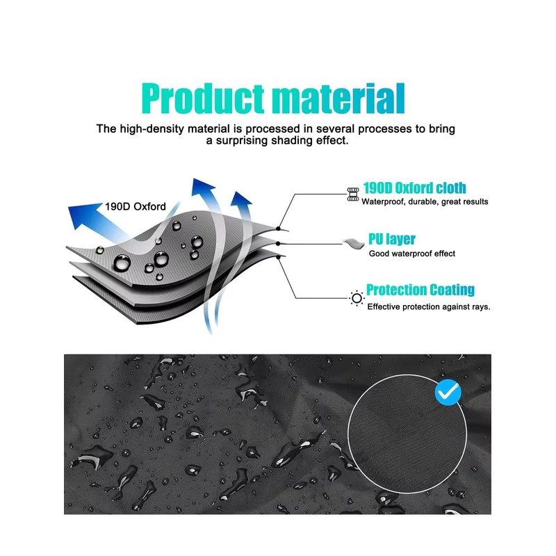 Electric Scooter Cover, Universal Scooter Cover, Waterproof Sun, Tear Proof