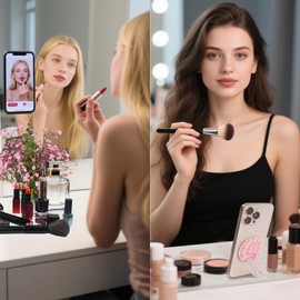 BEIDUONA Suction Cup Phone Mount Phone Grip Accessories Trendy 2.17in Strong Suction Force Sticky Phone Grip Silicone Soporte para Celular for Selfies and Videos (Black)