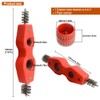 Copper Pipe Cleaner and Reamer Set, 4 in-1 Copper Tubing