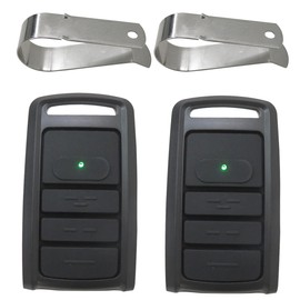 BUTITNOW Upgraded for Garage Door Openers - 2X Rolling Code Remotes with 164ft Range (No Dip Switch)