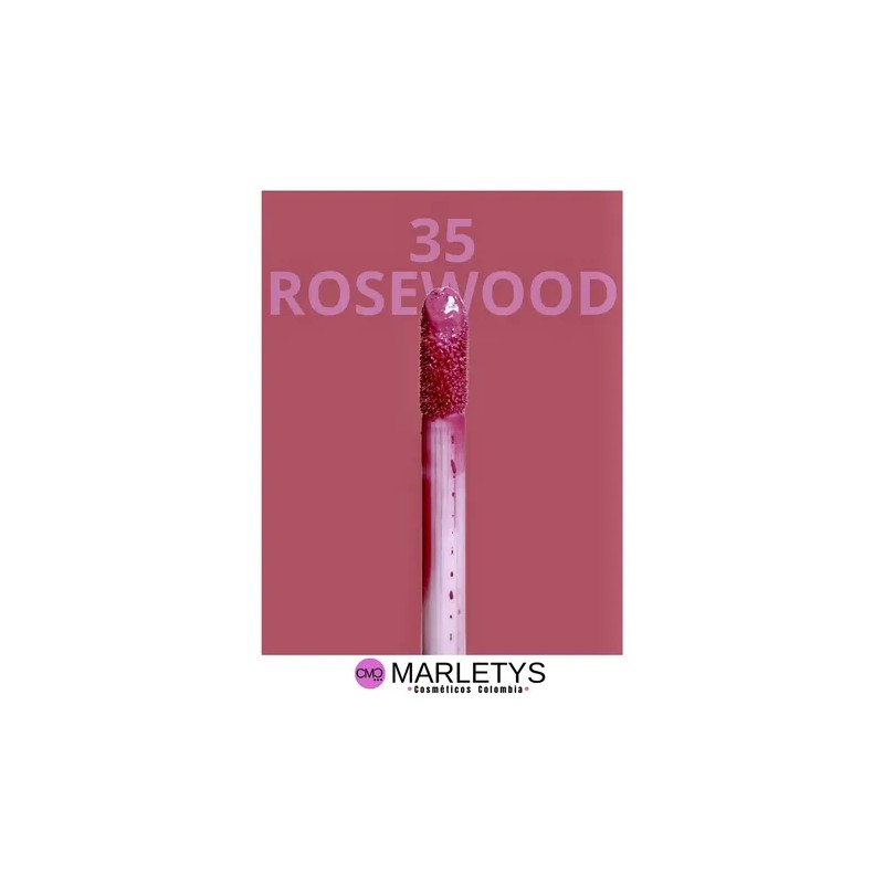 Labial Colorton Liquido Matte Tono Rosewood 35
