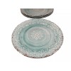 Cynthia Rowley Melamine Dinner Plates Blue Medallion Swirl Cynthia Rowley