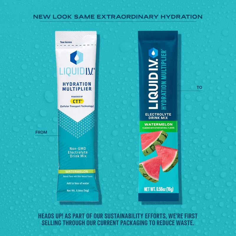 Liquid I.V. Hydration Multiplier - Watermelon - Hydration Powder Packets