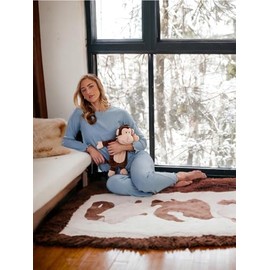 K Collection K Collection 3D Novelty Hot Water Bottle with Removable Cover - Monkey Design - Soft Plush Cover - Premium Natural Rubber