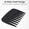 Professional Streaker Comb Anti-Static Wide Tooth Comb Styling Comb Detangling