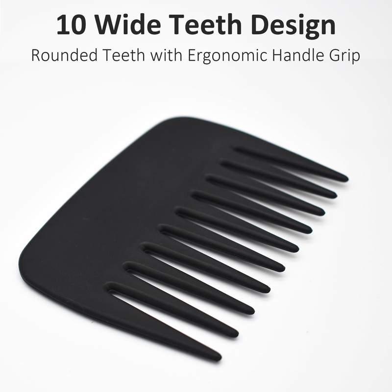 Professional Streaker Comb Anti-Static Wide Tooth Comb Styling Comb Detangling