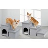 Dog Stairs for Small Dogs, Foldable Dog Steps for Couch