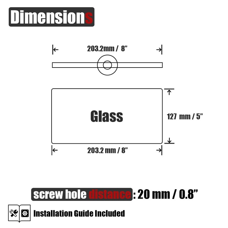 JQK Bathroom Glass Shelf Gold, Tempered Glass Shower Storage 8