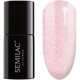 164 UV Nail Polish Hybrid Semilac Pink Crystals 7 ml