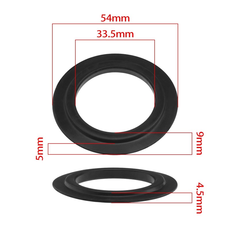 Be In Your Mind 4pcs NBR Rubber Sealing Gasket Rings