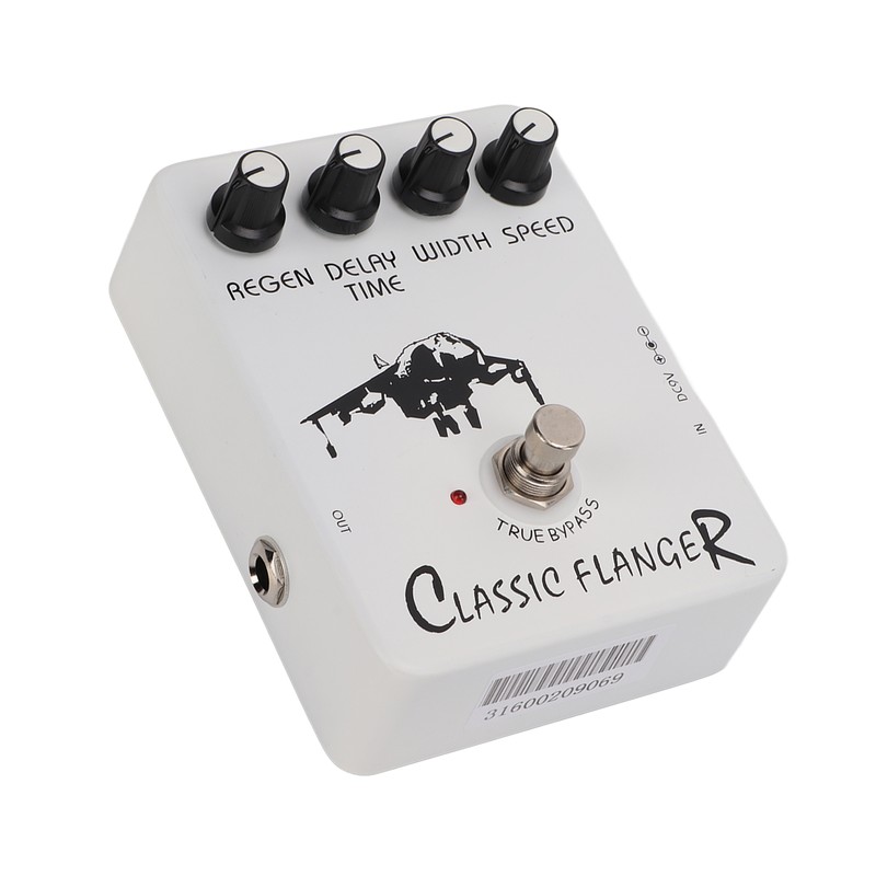 Guitar Effect Pedal Metallic Flanger Sounds Rapid Tremulous Vibrato Electric