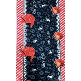 MANI TEXTILE TPS_KITCH_COFF_50/180 Rug, Polyester, Coffee, 50 x 180 cm