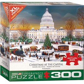 Christmas at The Capitol Family Puzzle 300pc