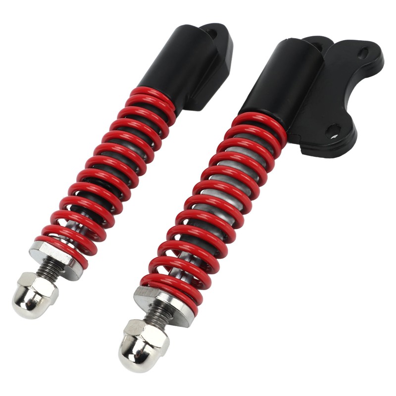 Scooter Shock Absorber Stainless Steel Spring Black Red Safe Stable