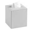 JLAMBOM PU Leather Tissue Box Cover Square Tissue Box Holder