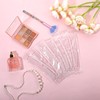100Pcs Individually Wrapped Combs Clear Disposable Travel Combs, Small Double