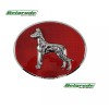 Great Dane Trailer Red 2013 Style Emblem with Adhesive back