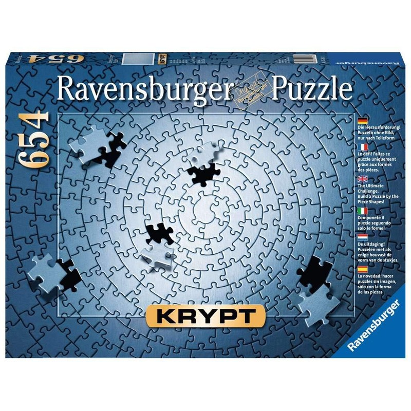 Ravensburger Krypt Silver 654 Piece Jigsaw Puzzle for Adults -