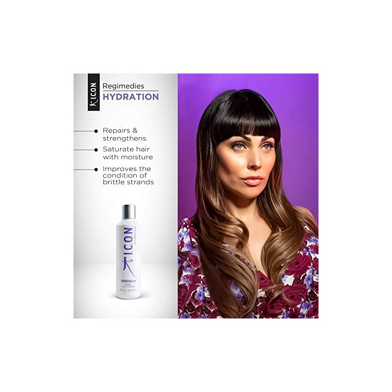 I.C.O.N. Drench Highly Moisturizing Shampoo with Anti-Aging Ingredients that Protect
