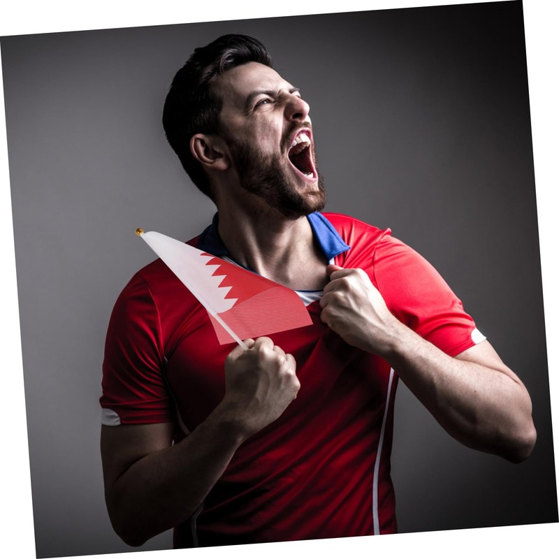 BESPORTBLE 60pcs Handheld Football Flags Cheering Signal Flags for Patriotic