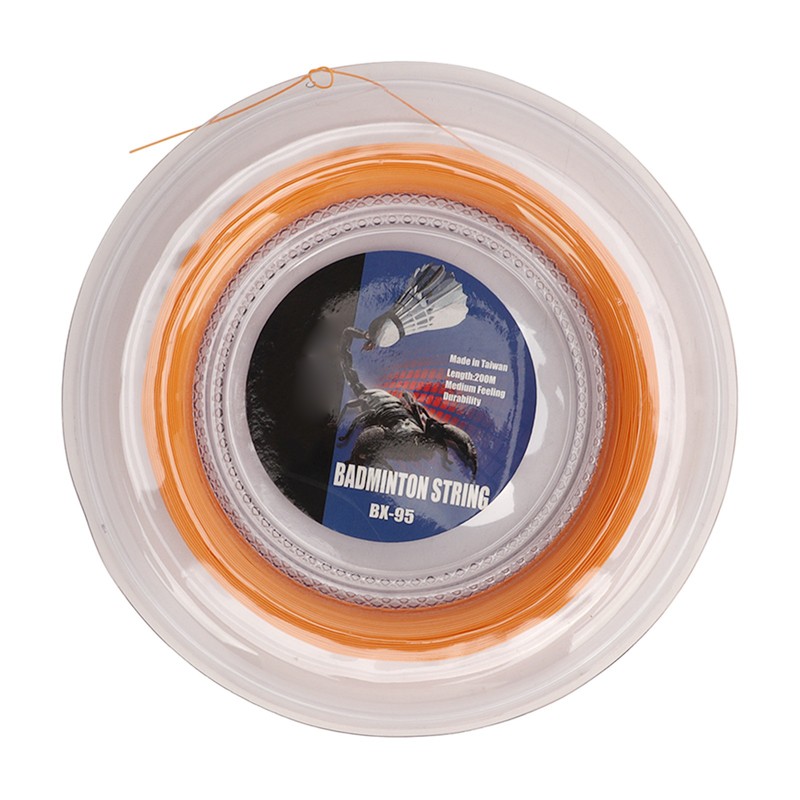 POWERTI Badminton Racquet String High Elasticity Wear Resistant Resin Fibre
