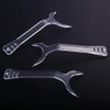MIBICIRI 2 Pcs Dental Photography Retractors,Clear Orthodontic Lip Retractor (Large+Small)