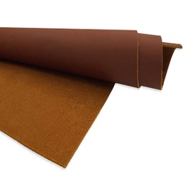 Muse Craft Flawless 12''X24'' 5-6oz Dark Brown Tooling Leather Finished Full Grain Cowhide Leather Import A Grade Leather Hide 1.8-2.1mm Tooling Sewing Hobby Workshop Crafting Leather