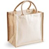 Westford Mill W421 Printers' Midi Jute Bag - Eco-Friendly, Reusable,
