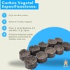 Genérico Luz María- Carbón Vegetal 2 cajitas con 10 pzas