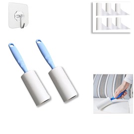 Extra Sticky Pet Hair Removal Lint Roller Set - 320 Sheets, Dog & Cat Lint Remover, Mega Value Pack for Easy Cleaning & Fresh Home, Fast & Efficient Hair Removal Tool